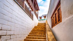 Stairs to nowhere in historic Stone Town building