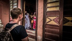 Traditional Zanzibari wedding celebration in Stone Town